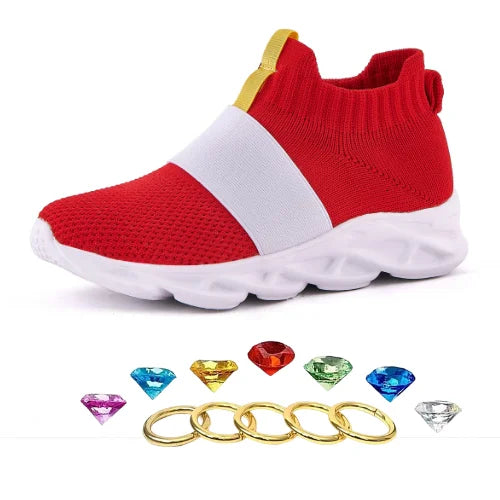 Sonic Shoes For Kids Sonic Zapatillas Sonic Red Sonic Shoes For Kids Boys Girls Cartoon Anime Sonic Games Shoes