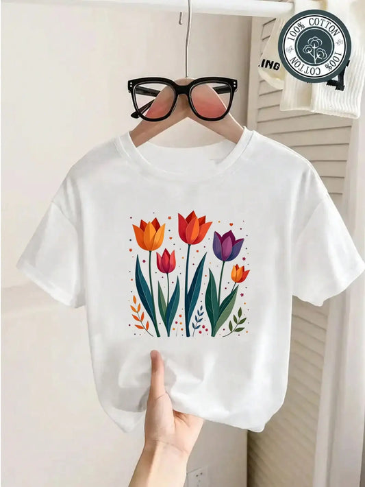 Tween Girls Floral Summer Vacation Outfits