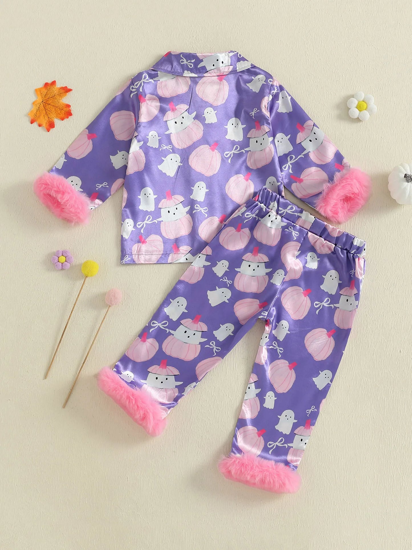 2Pcs Baby Boys Christmas Pajamas Set Long Sleeve Plaid Button Down Shirts and Pants Set Sleepwear with Santa Hat