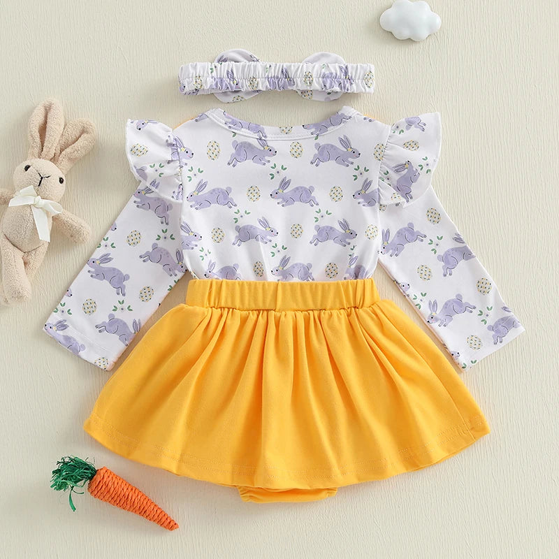 Toddler Girls 3Pcs Summer Outfits Floral Print Ruffle Sleeveless Top Shorts Headband Set Kids Clothes for Beach Vacation or