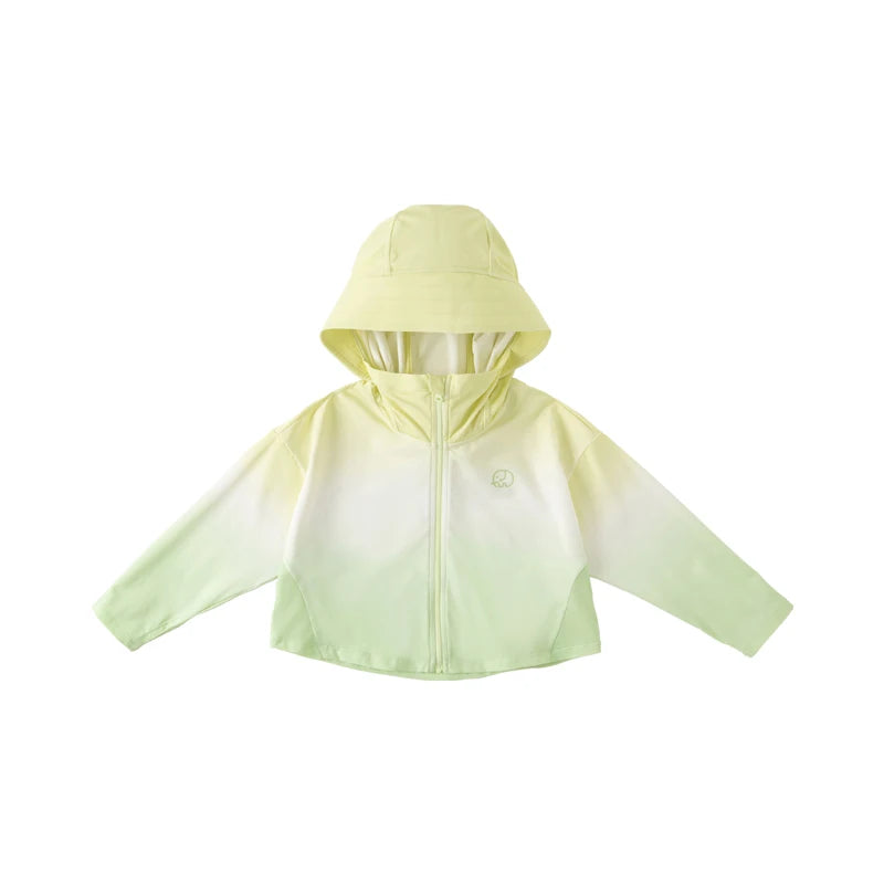 Dave Bella Summer Sunscreen Clothes Coats for Girls Cool Sense Sun Protection Clothes Beach Clothing Hooded DB2234158