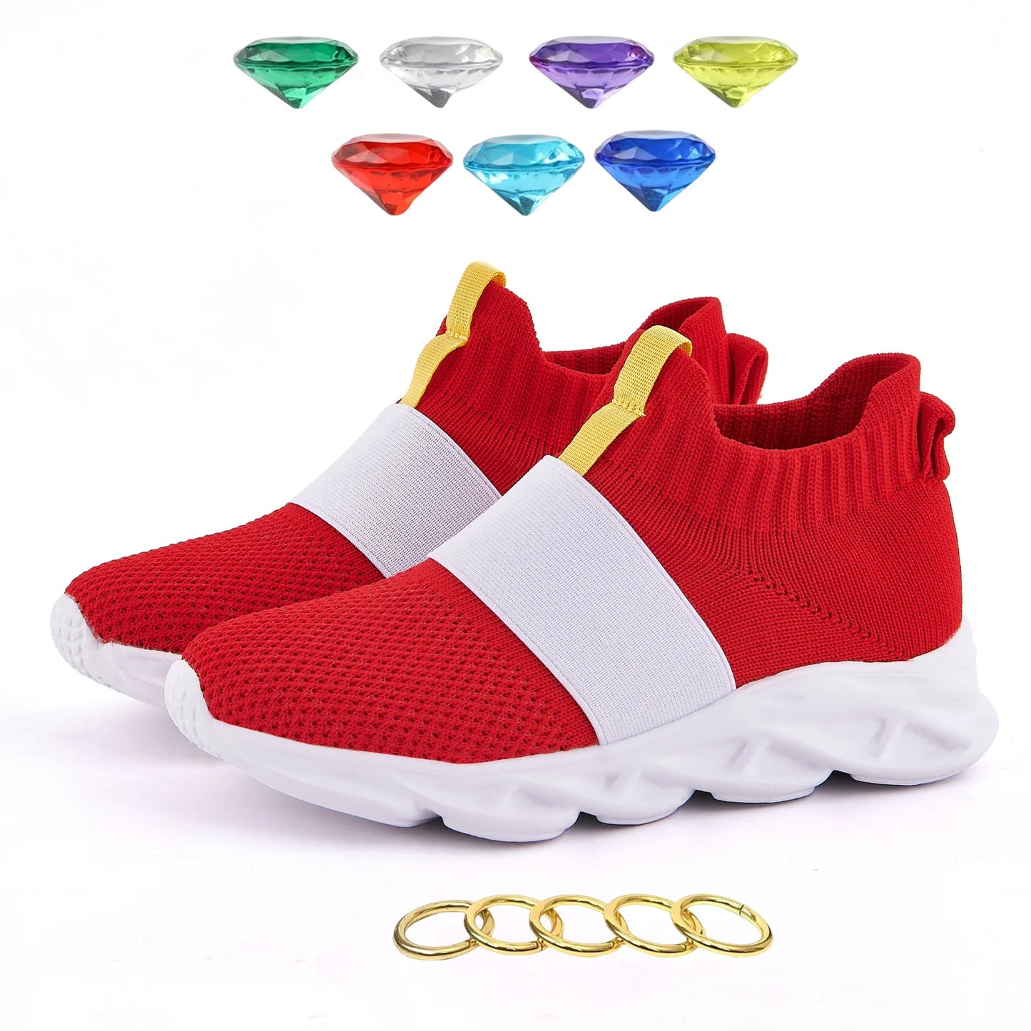 Sonic Shoes For Kids Sonic Zapatillas Sonic Red Sonic Shoes For Kids Boys Girls Cartoon Anime Sonic Games Shoes