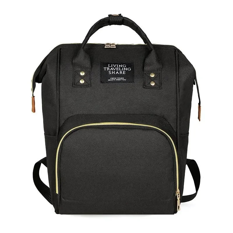 New Fashion Oxford Multi Functional Wear Resistant Insulation Large Capacity Zipper Mommy Bag Backpack for Travel