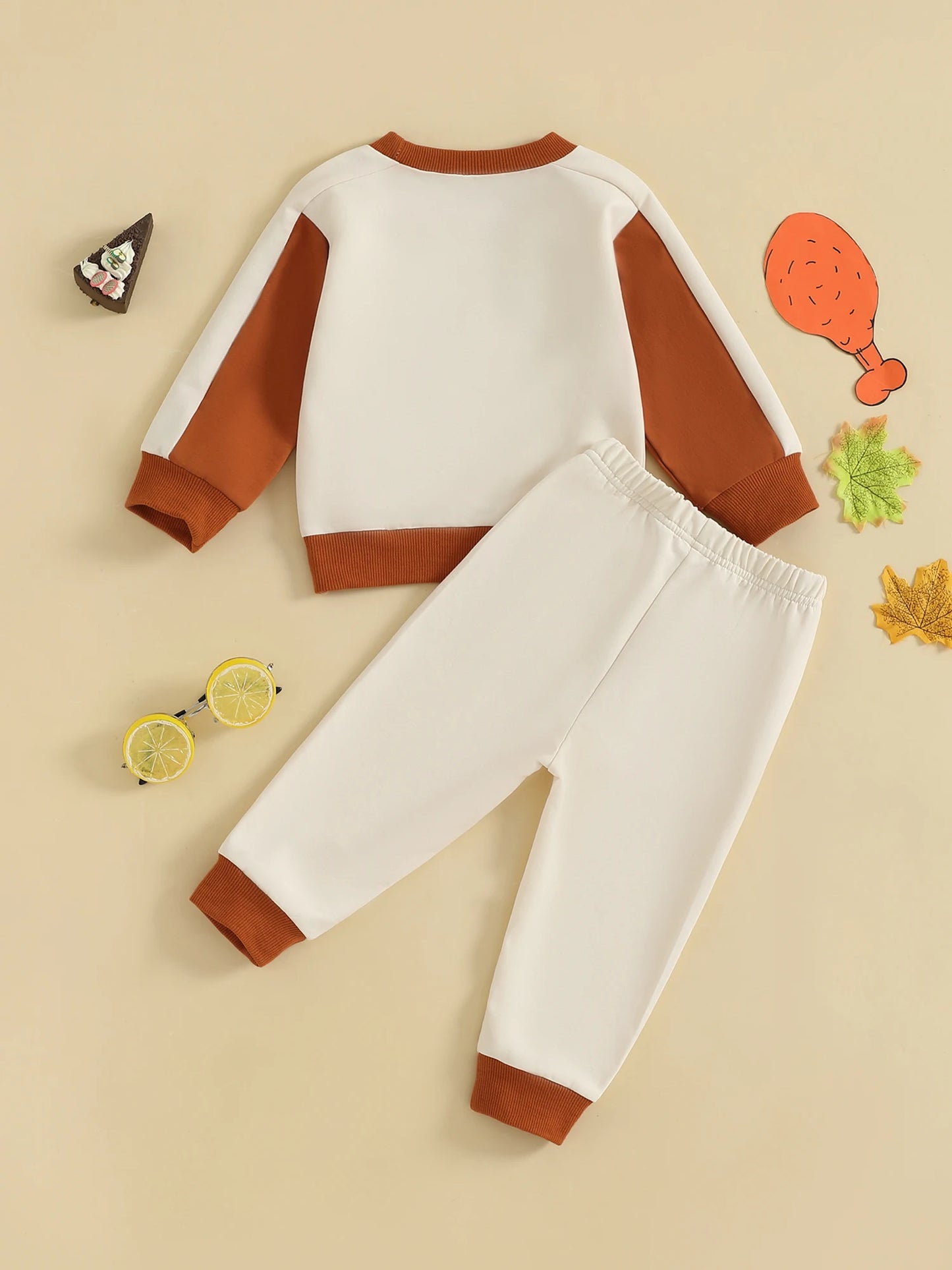 Baby Boy Girl 2Pcs Christmas Outfit Long Sleeve Reindeer Embroidery Sweater Leggings Set Cozy Winter Clothes for Toddler