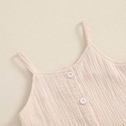 Adorable Baby Girl Sleeveless Top and Shorts Set with Cute Bow Detail and Vibrant Floral Print Perfect for Summer Fun