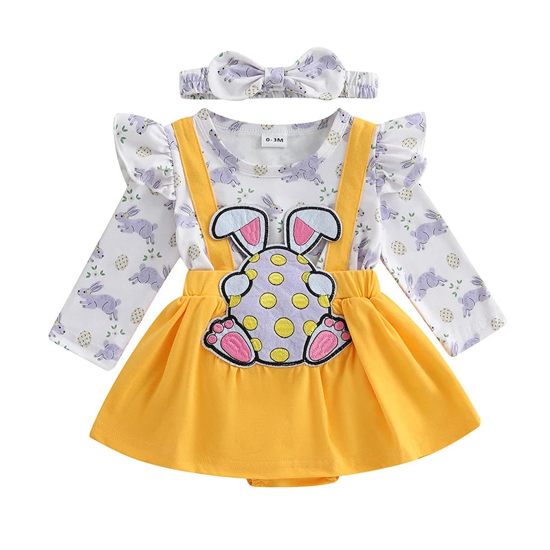 Toddler Girls 3Pcs Summer Outfits Floral Print Ruffle Sleeveless Top Shorts Headband Set Kids Clothes for Beach Vacation or