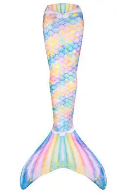 2023 New Kids Girls Swimming Mermaid Tail Mermaid Costume Cosplay Child Adult Birthday Gift Fantasy Swimsuit Can Add Monofin Fin