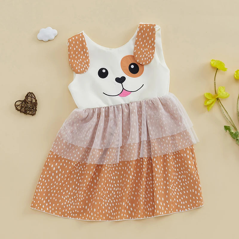 Adorable Toddler Girls Floral Print Sleeveless Dress for Summer Beach Party Casual Wear Cute Outfit Clothes