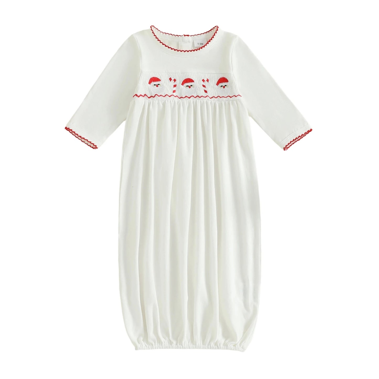 Infant Sleep Sack for Boys Girls Winter Holiday Long Sleeve Wearable Nightgown Newborn Pajama Gown for Christmas