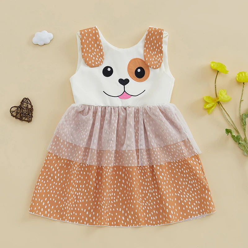 Adorable Toddler Girls Floral Print Sleeveless Dress for Summer Beach Party Casual Wear Cute Outfit Clothes