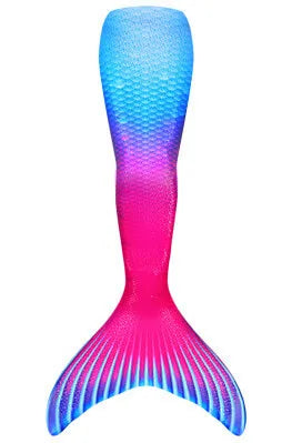 2023 New Kids Girls Swimming Mermaid Tail Mermaid Costume Cosplay Child Adult Birthday Gift Fantasy Swimsuit Can Add Monofin Fin