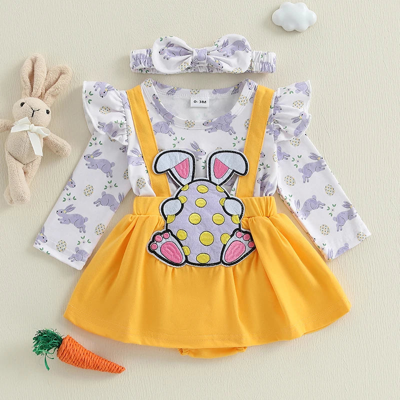 Toddler Girls 3Pcs Summer Outfits Floral Print Ruffle Sleeveless Top Shorts Headband Set Kids Clothes for Beach Vacation or
